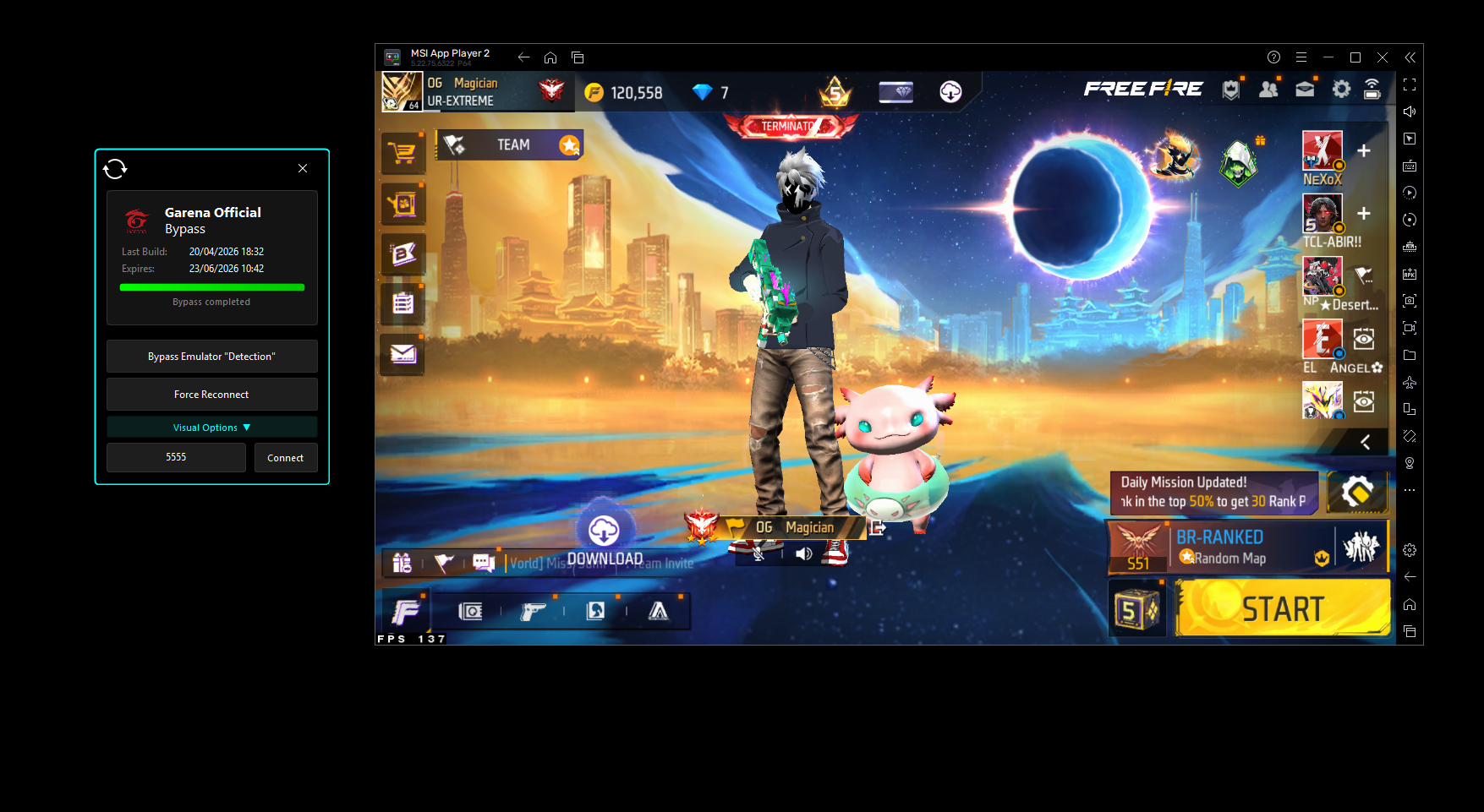 GARENA OFFICIAL BYPASS       (1 MONTH)
